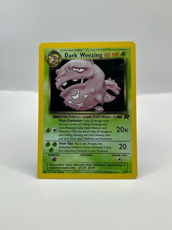 14/82 Dark Weezing Near Mint Holo