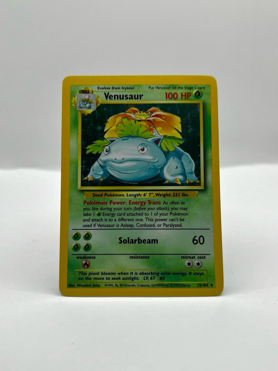15/102 Venusaur Near Mint Holo