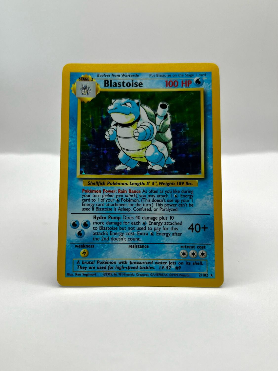 2/102 Blastoise Holo Near Mint