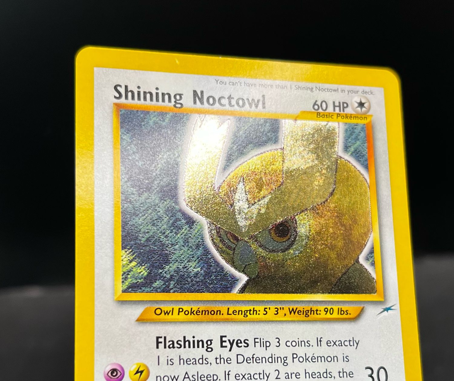 110/105 Shining Noctowl Holo Near Mint