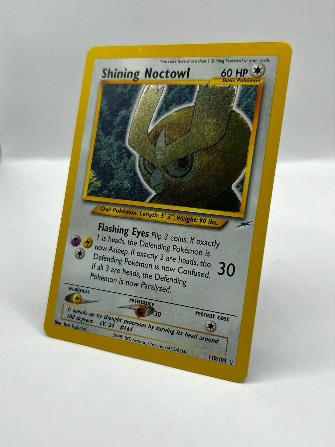 110/105 Shining Noctowl Holo Near Mint