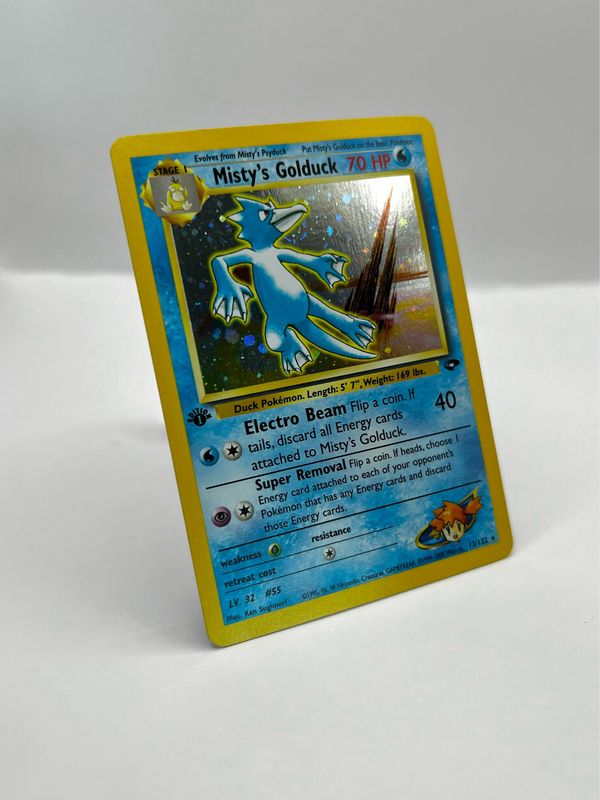 12/132 Misty’s Golduck 1st Edition Near Mint Holo