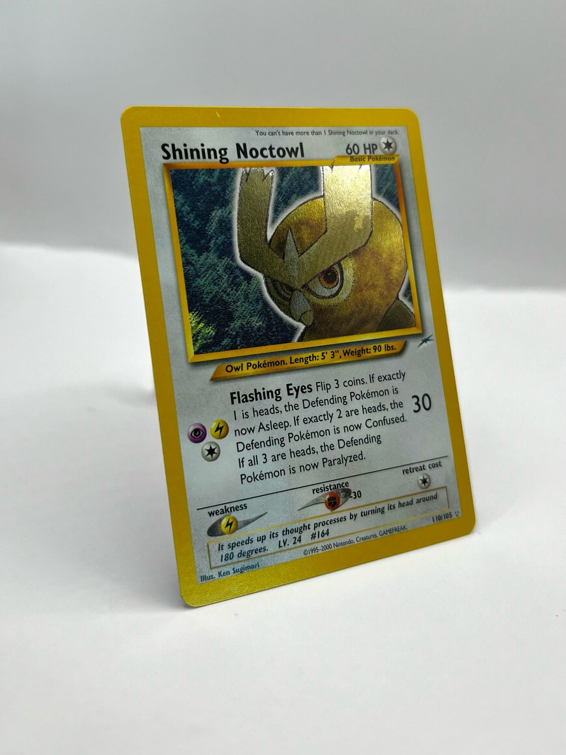 shiny noctowl pokemon card Stellar Crown Pokemon Center Elite Trainer Box #141 PSA 9 Captured in a crystal PSA 4 VG-EX Shining Noctowl