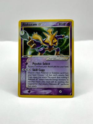 99/100 Alakazam Gold Star Near Mint Holo