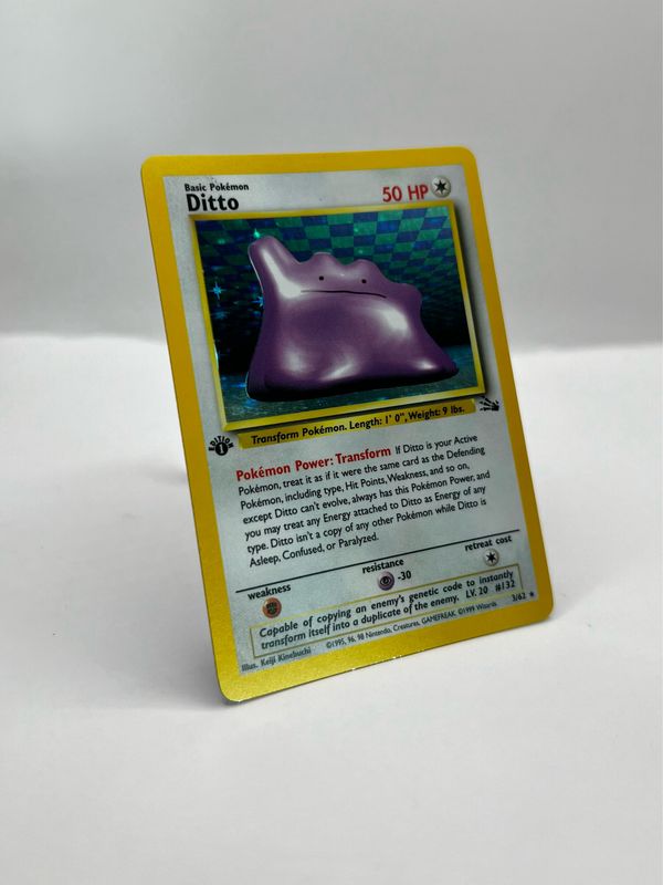 3/62 Ditto Light Play 1st Edition Holo