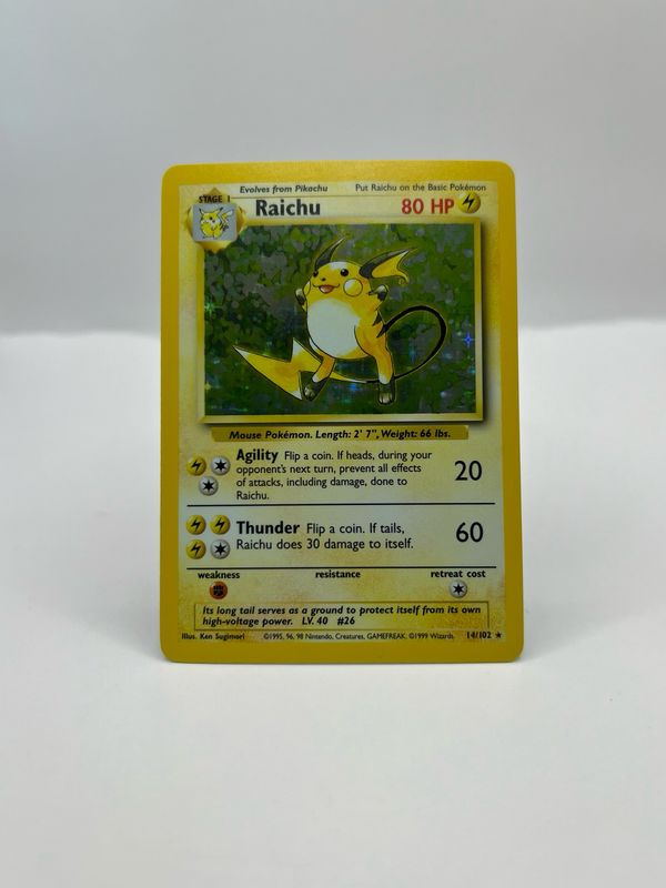14/102 Raichu Near Mint Holo