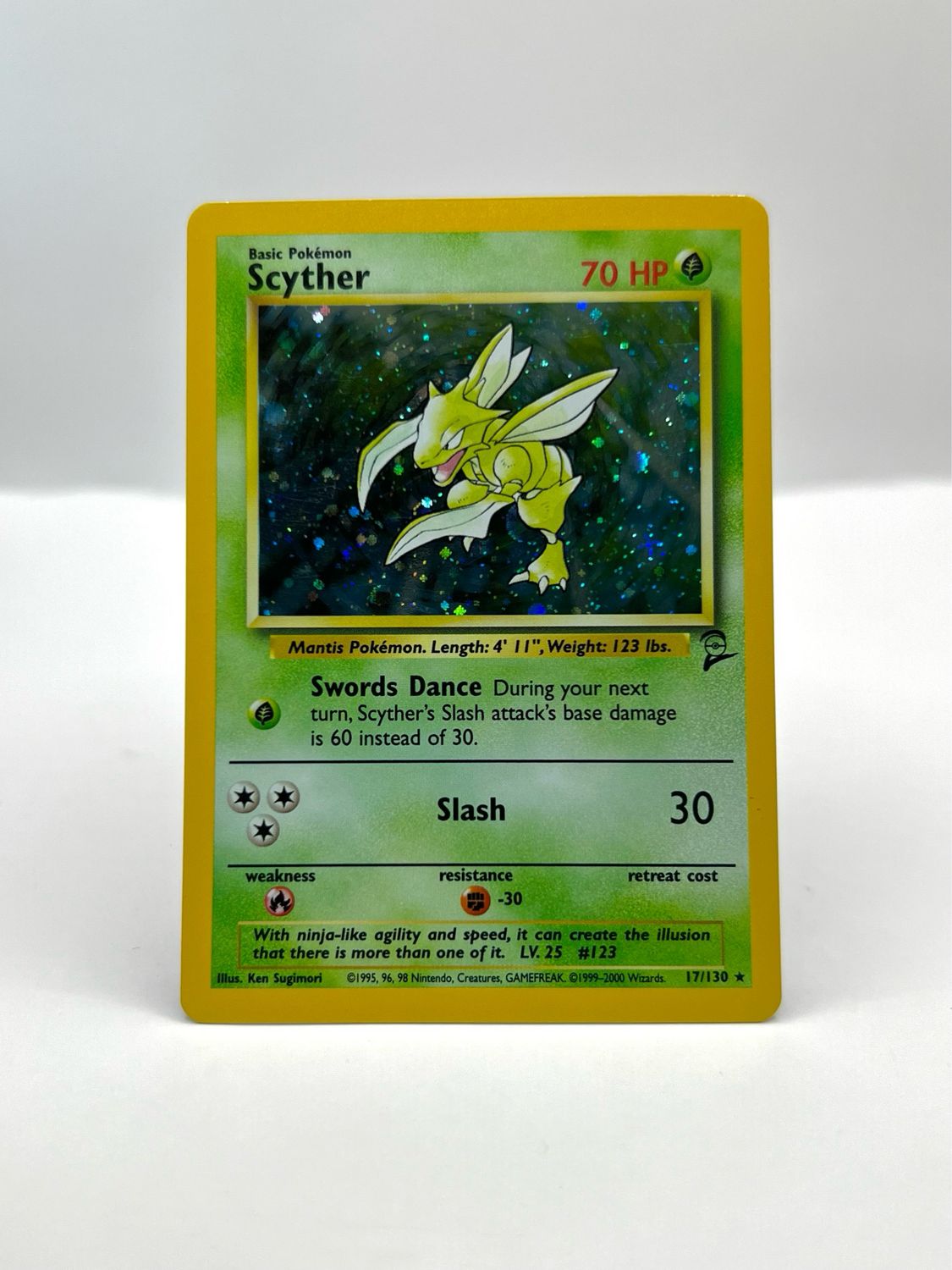 17/130 Scyther Near Mint Holo