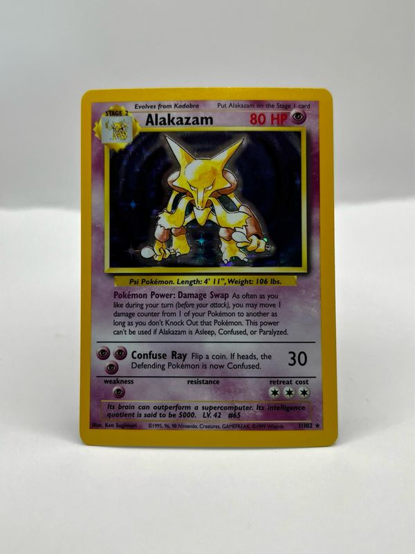 1/102 Alakazam Near Mint Holo