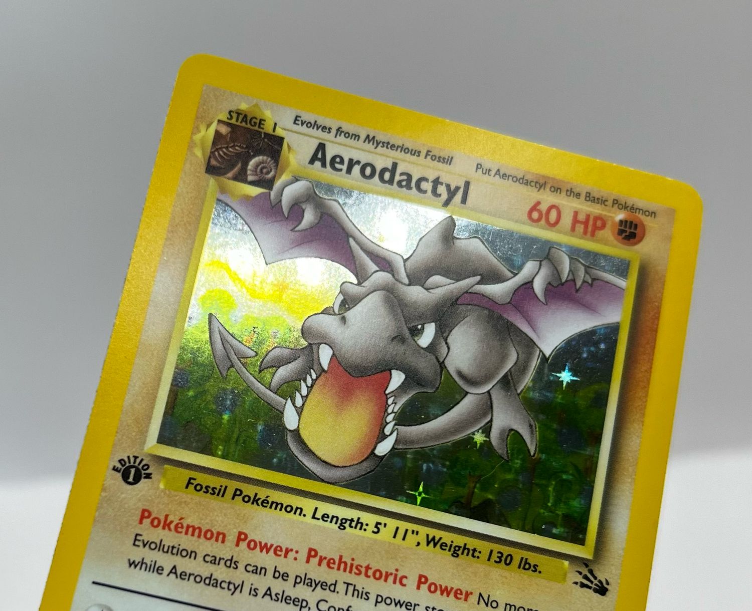1/62 Aerodactyl Near Mint Holo 1st Edition