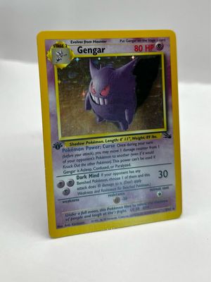 5/62 Gengar Near Mint Holo 1st Edition