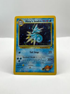 9/132 Misty’s Seadra Near Mint Prerelease Holo