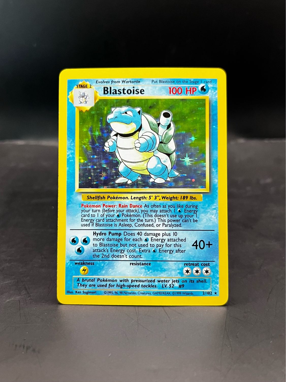 2/102 Blastoise Holo Near Mint