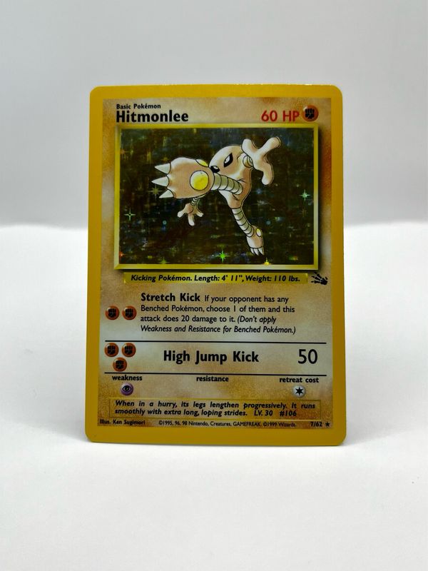 7/62 Hitmonlee Light Play Holo