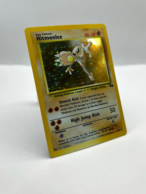 7/62 Hitmonlee Light Play Holo