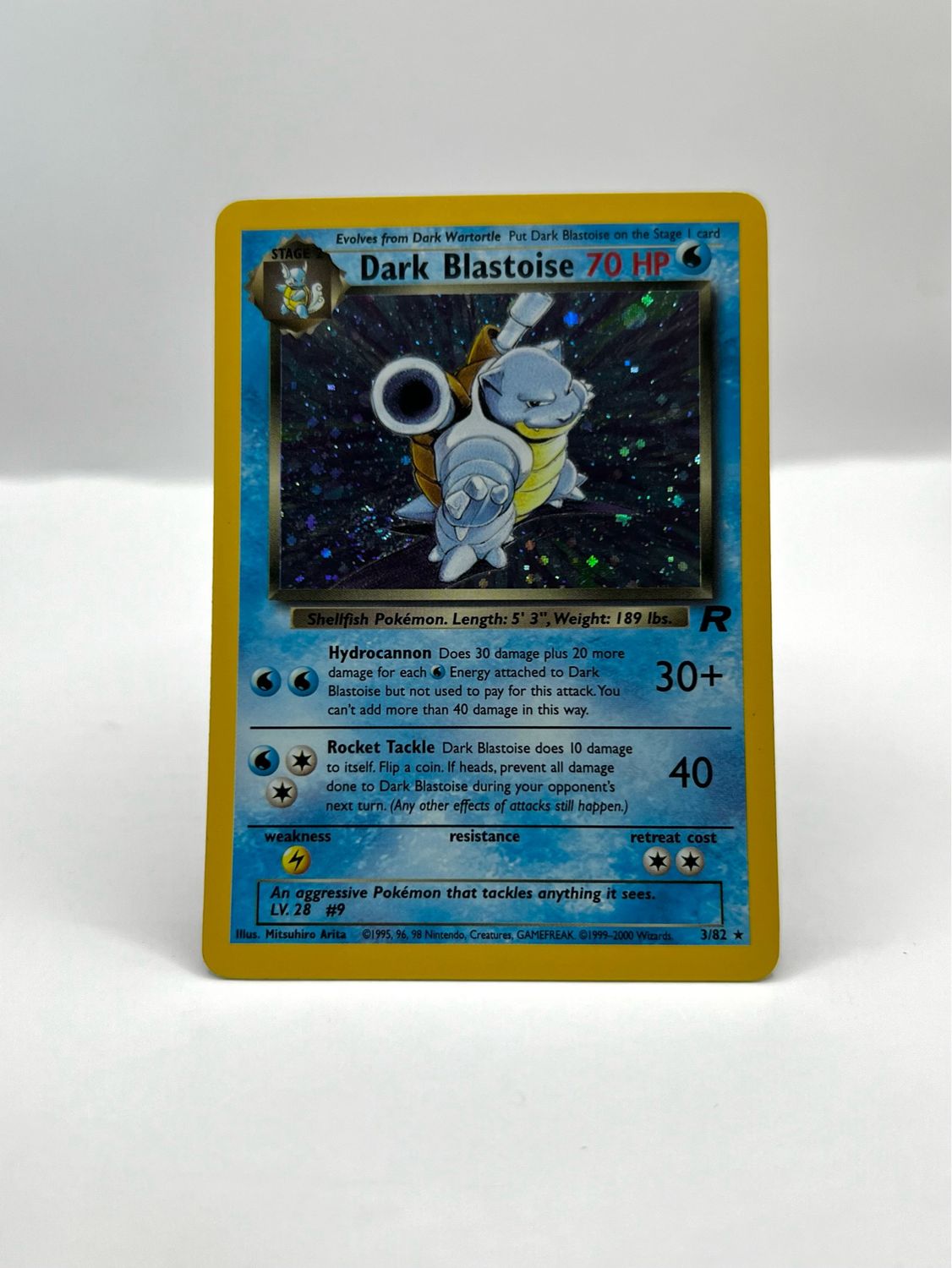 3/82 Dark Blastoise Near Mint Holo