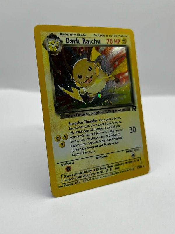 83/82 Dark Raichu Near Mint Holo