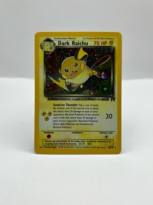 83/82 Dark Raichu Near Mint Holo