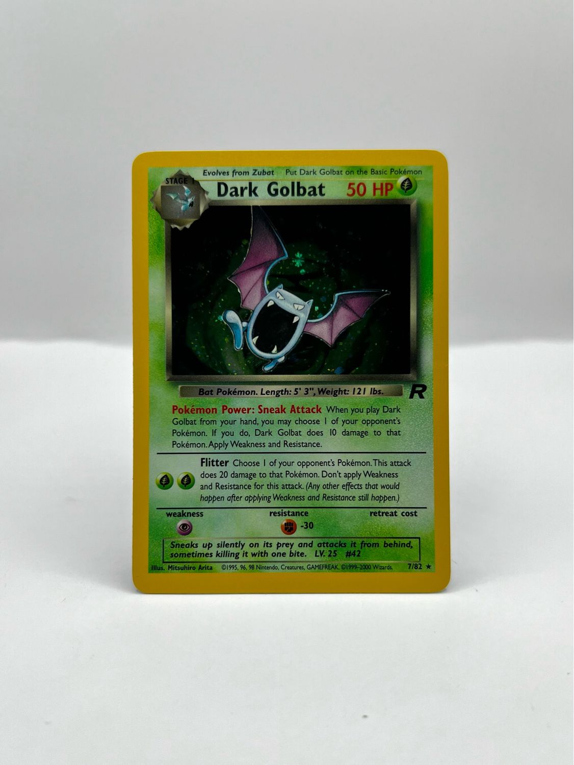 7/82 Dark Golbat Near Mint Holo