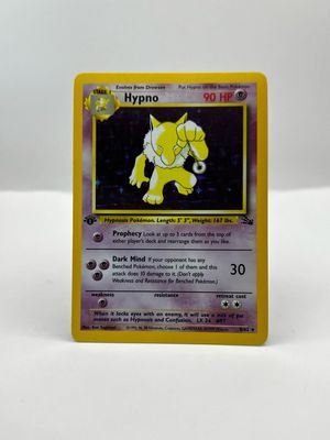8/62 Hypno 1st Edition Holo Near Mint