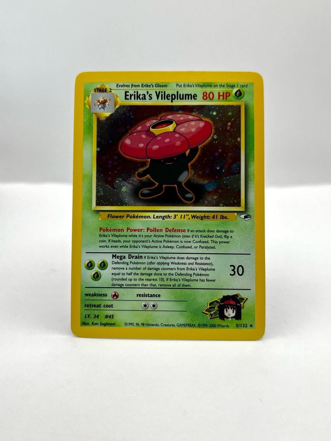 5/132 Erika’s Vileplume Holo Near Mint