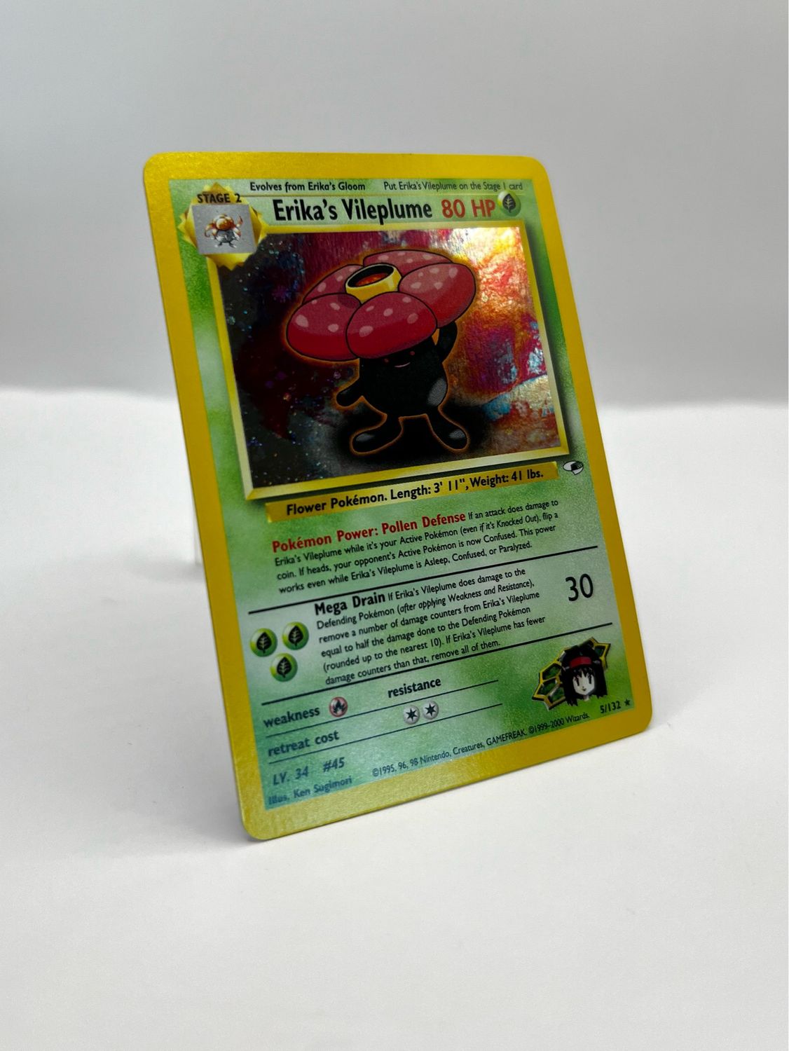 5/132 Erika's Vileplume Holo Near Mint