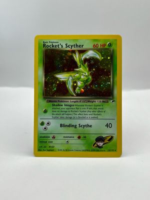 13/132 Rocket’s Scyther Near Mint Holo