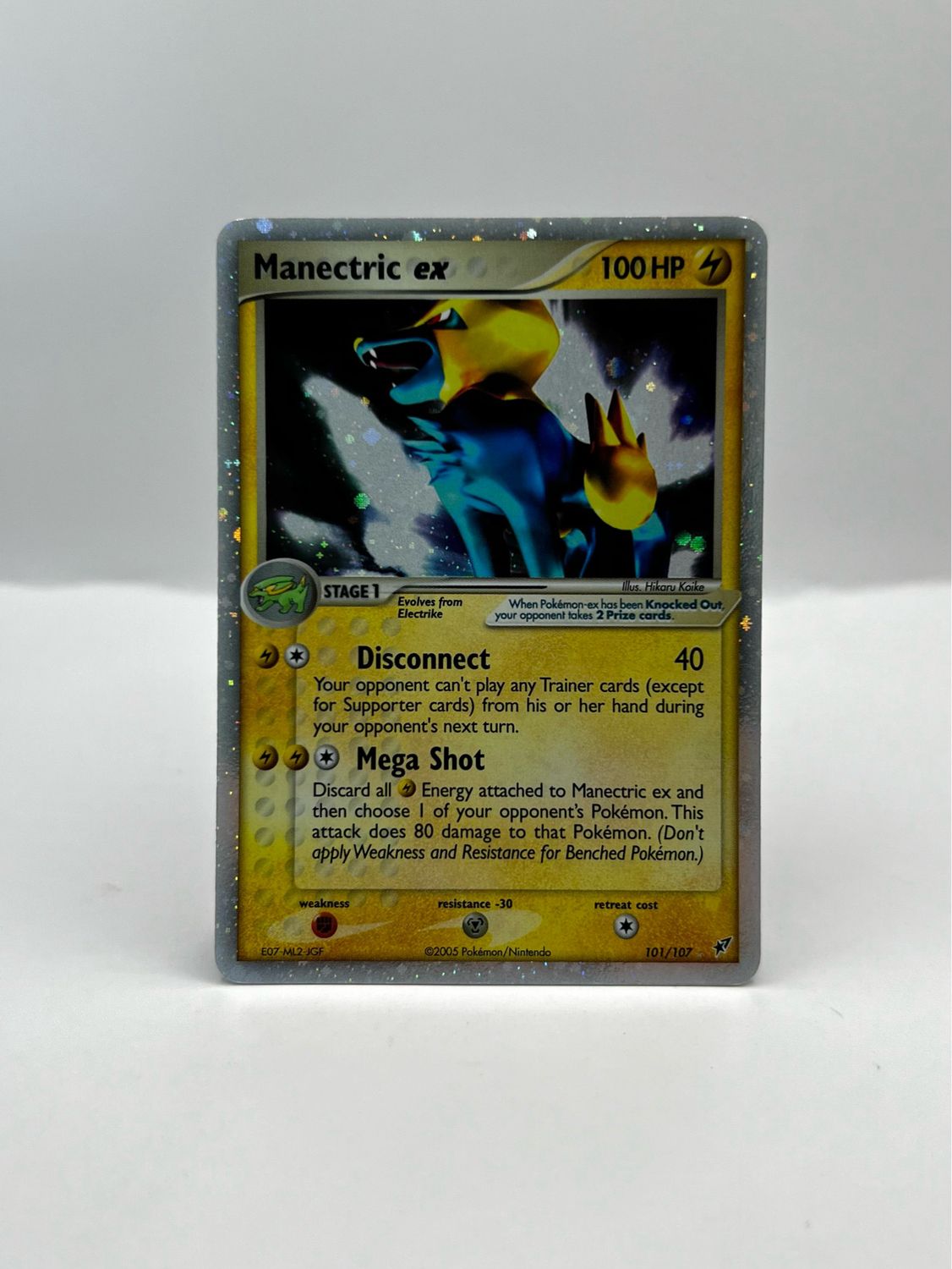 101/107 Manectric ex Near Mint Holo
