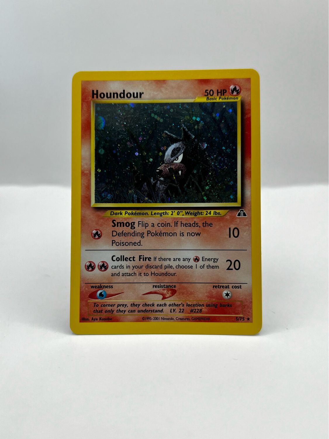 5/75 Houndour Near Mint Holo