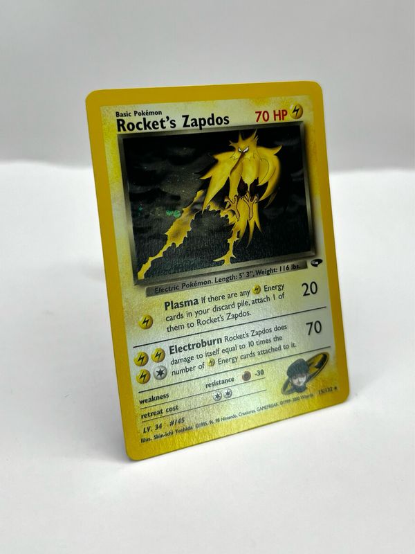 15/132 Rocket's Zapdos Near Mint Holo