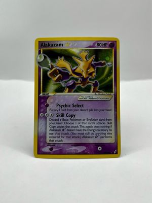 99/100 Alakazam Gold Star Near Mint Holo