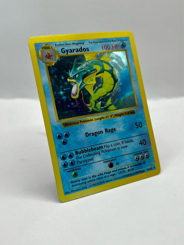 6/102 Gyarados Shadowless Near Mint Holo