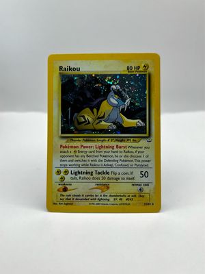 13/64 Raikou Moderate Play Holo