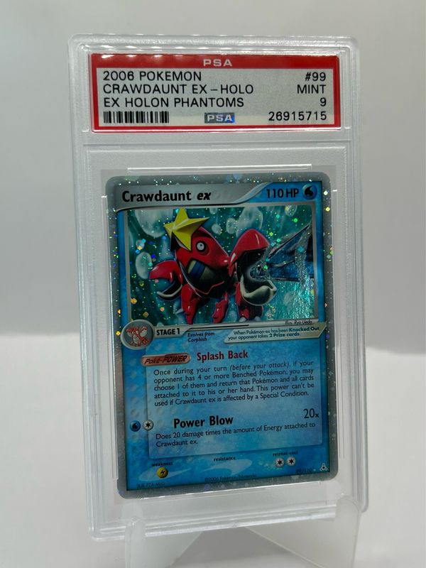 99/110 Crawdaunt EX PSA 9