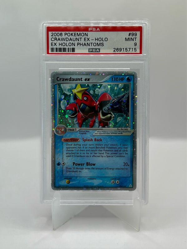 99/110 Crawdaunt EX PSA 9