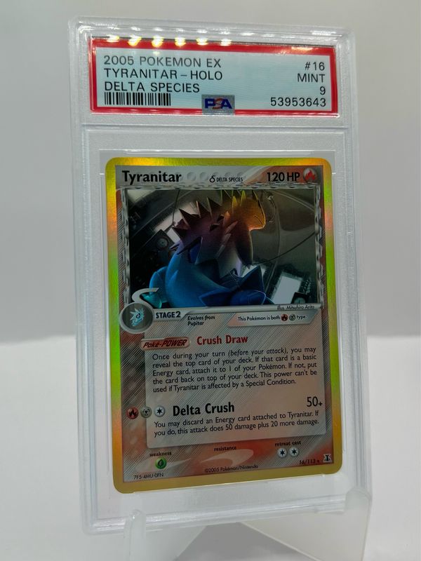 16/113 Tyranitar Holo PSA 9