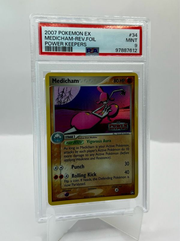 34/108 Medicham PSA 9 Stamped Holo