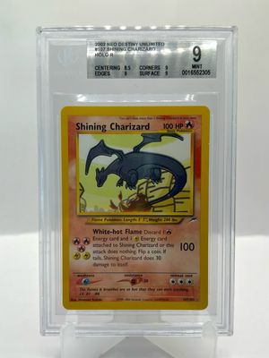 107/105 Shining Charizard BGS 9