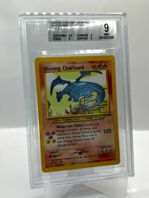 107/105 Shining Charizard BGS 9