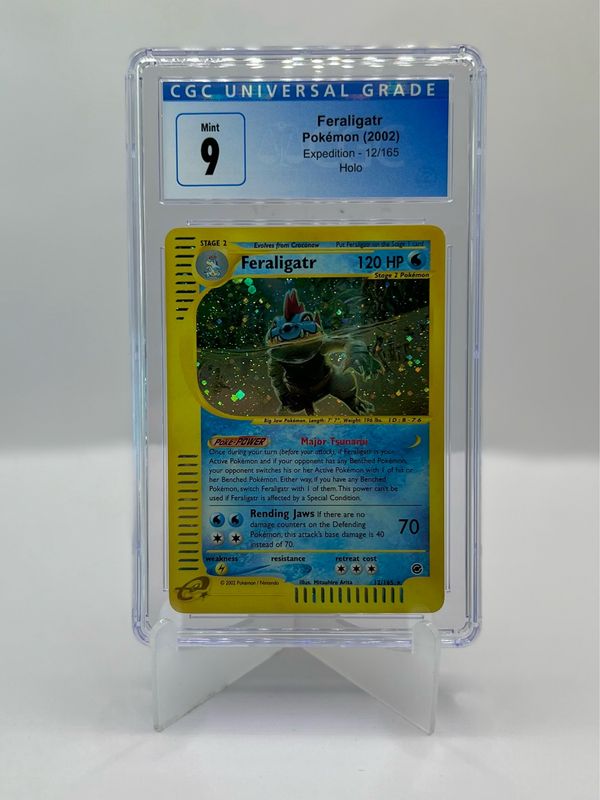 12/165 Feraligatr Holo CGC 9
