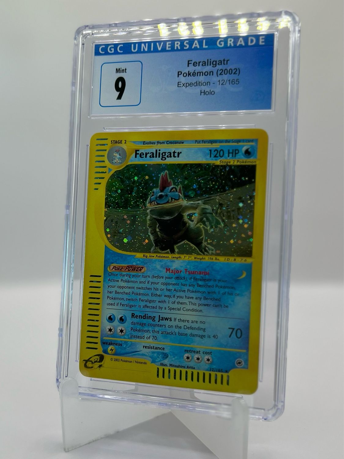 12/165 Feraligatr Holo CGC 9