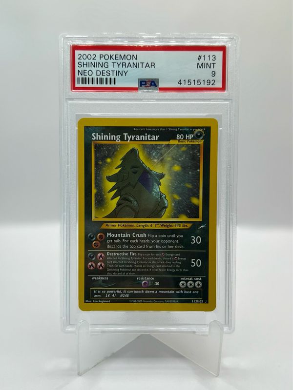 113/105 Shining Tyranitar PSA 9