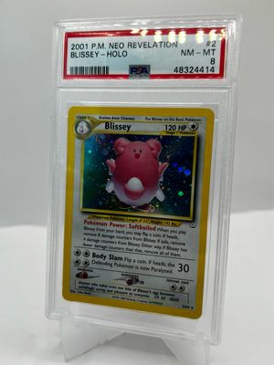 2/64 Blissey Holo PSA 8