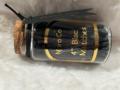 All Black 4 In Safety Matches
