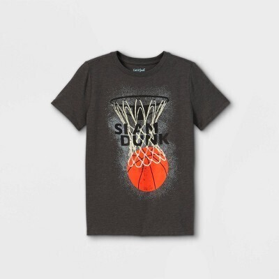 Dark Gray Basketball Tshirt