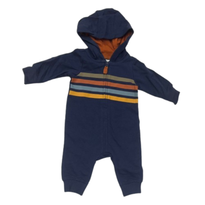 Abrigo Mono Bebé Niño Blue Cute Hoody