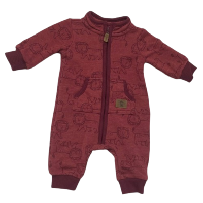 Abrigo Mono Bebé Niño Red Lion Hoody