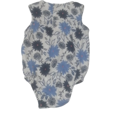 Blue flower mono