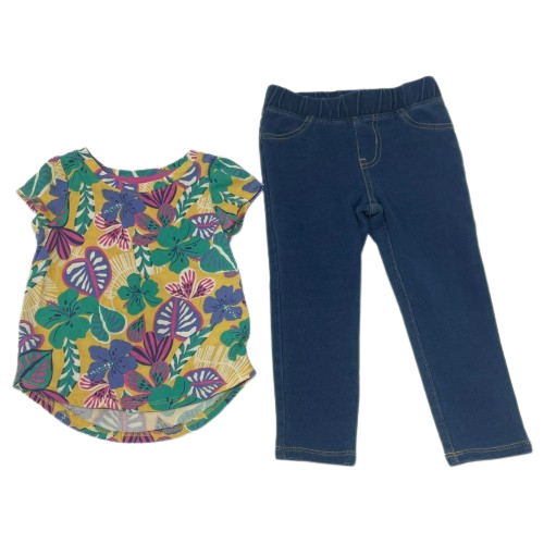 Conjunto Bebé Niña Floral Pants