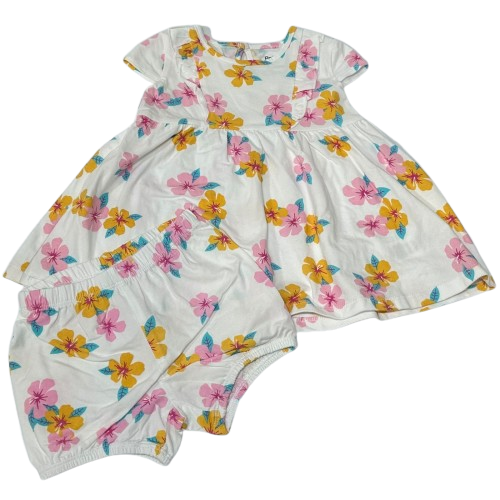 Conjunto Bebé Niña Hawaiian Flowers