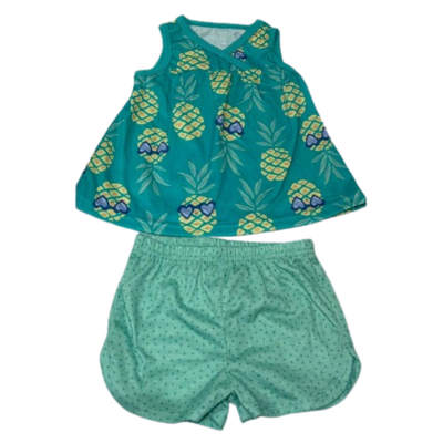 Conjunto Bebé Niña Pineapple Green